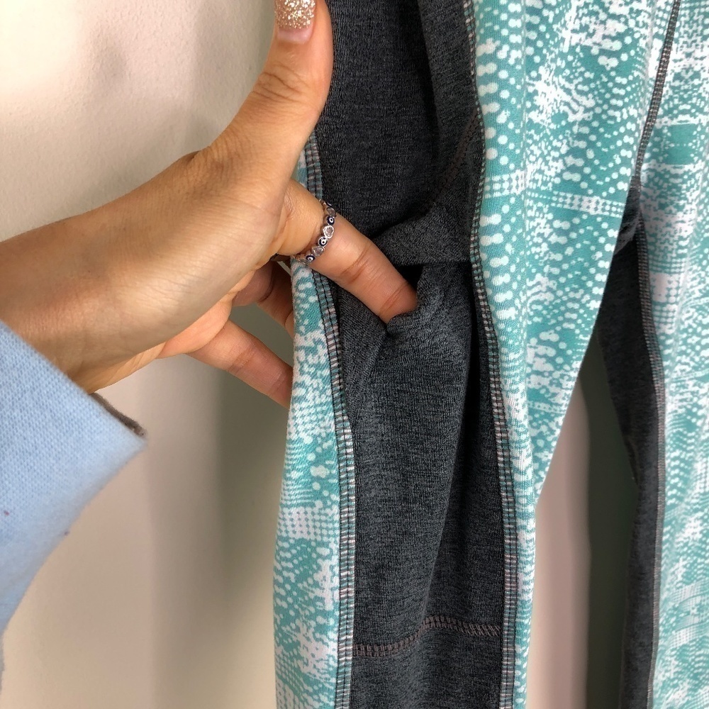 Soybu turquoise grey leggings medium - Picture 4 of 6